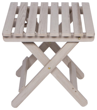 Shine Company Adirondack Folding Table With Hydro-Tex Finish, Graystone