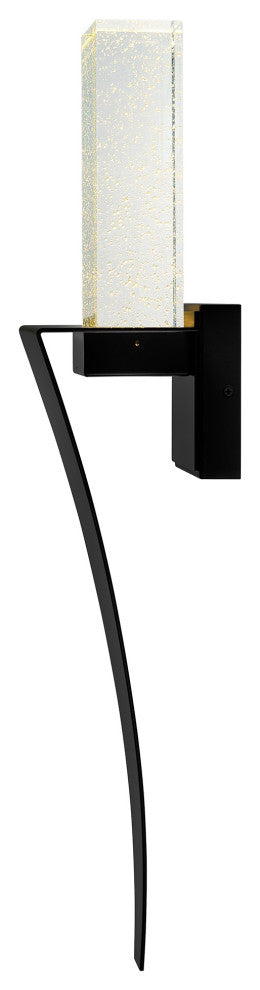 Catania Integrated LED Black Wall Light