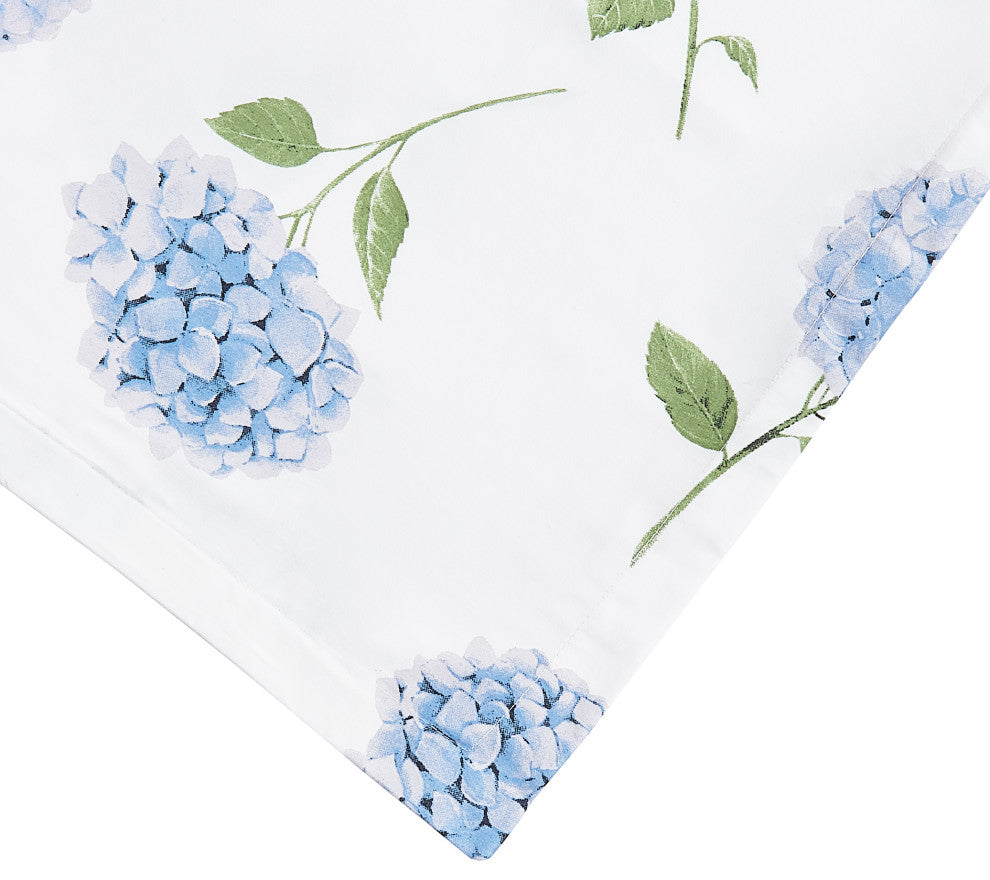 400 Thread Count Cotton Lattice Duvet Set, Blue, Full/ Queen Set