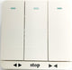 3 Button Wall Switch For Remote Control Curtain Track