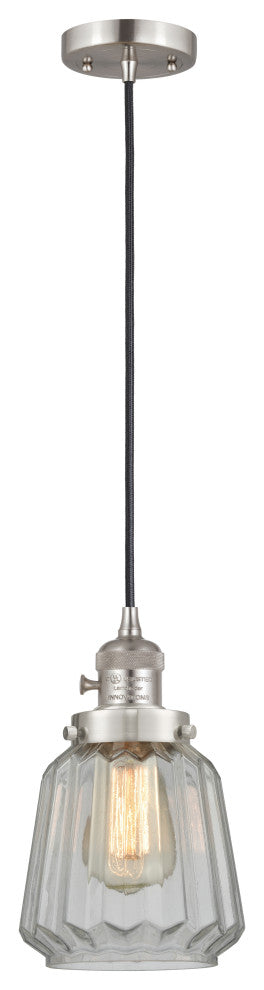 INNOVATIONS 201CSW-SN-G142 1-Light Mini Pendant Brushed Satin Nickel