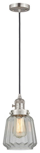 INNOVATIONS 201CSW-SN-G142 1-Light Mini Pendant Brushed Satin Nickel