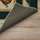 Indoor/Outdoor Kendall KE4 Black Machine Washable 1'8" x 2'6" Rug
