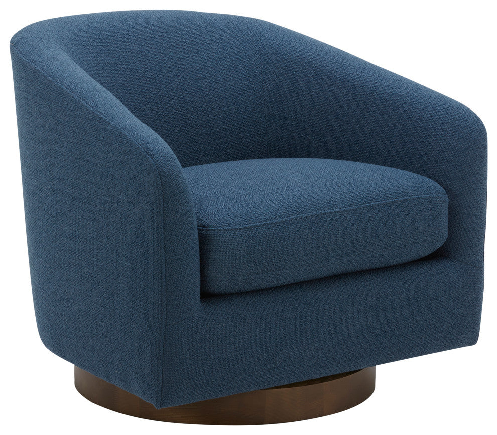 Oscy Swivel Chair Splashed, Blue