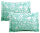 Birdsong 6-Piece Bed Spread Set, Green, Queen, 90"x90"