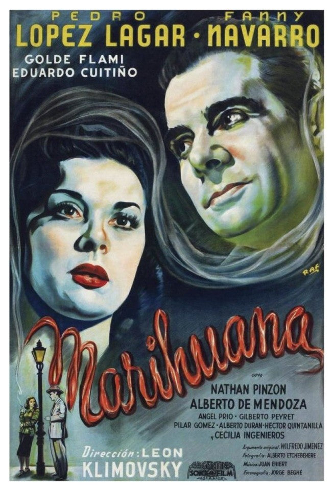 "Vintage Vices: Marihuana" Digital Paper Print by Vintage Vices, 18"x26"