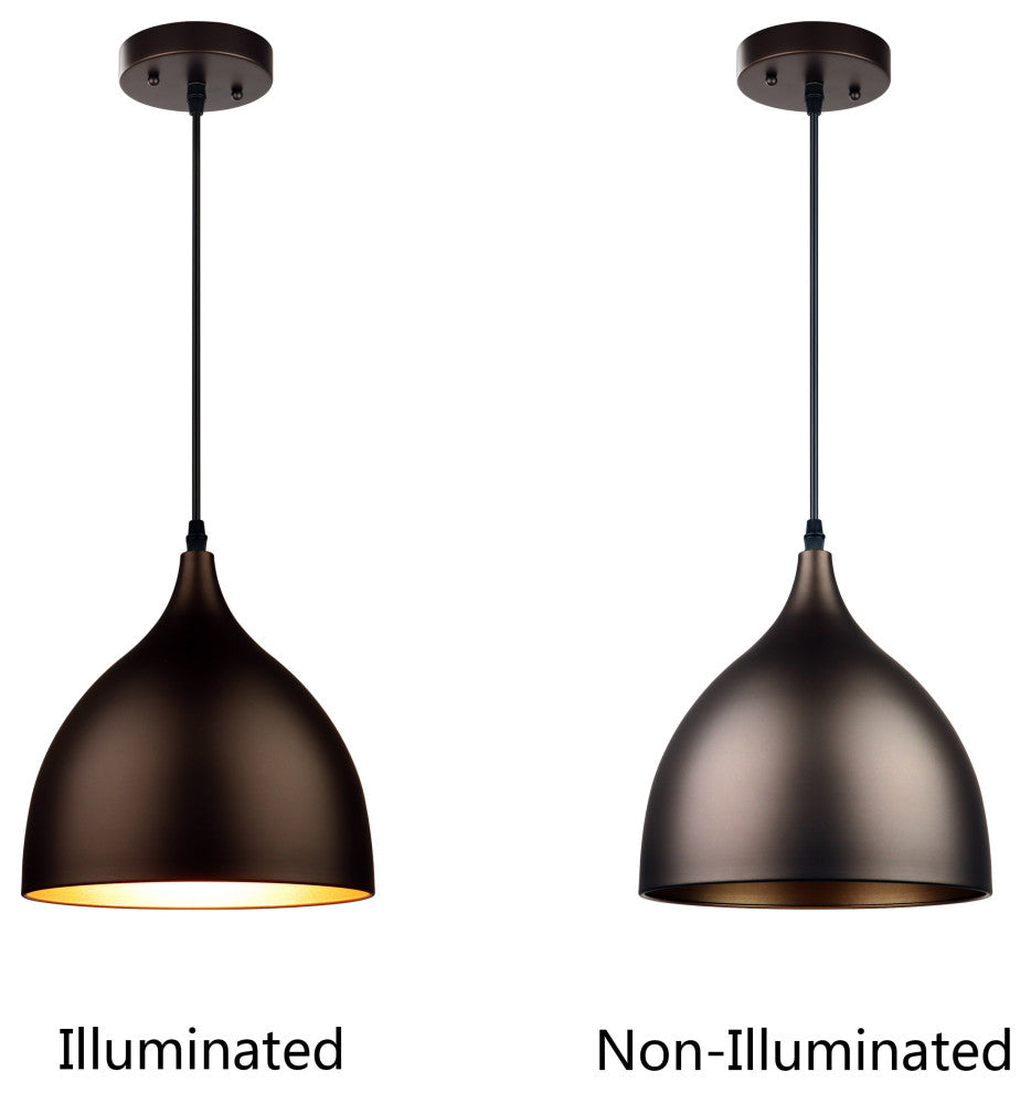Walter Industrial 1 Light Mini Pendant Ceiling Fixture 10" Wide