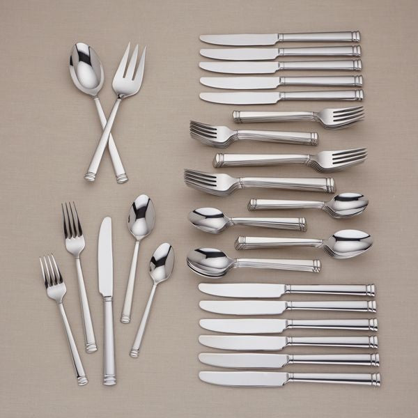 Summerton 62-Piece Stainless Flatware Set by Lenox