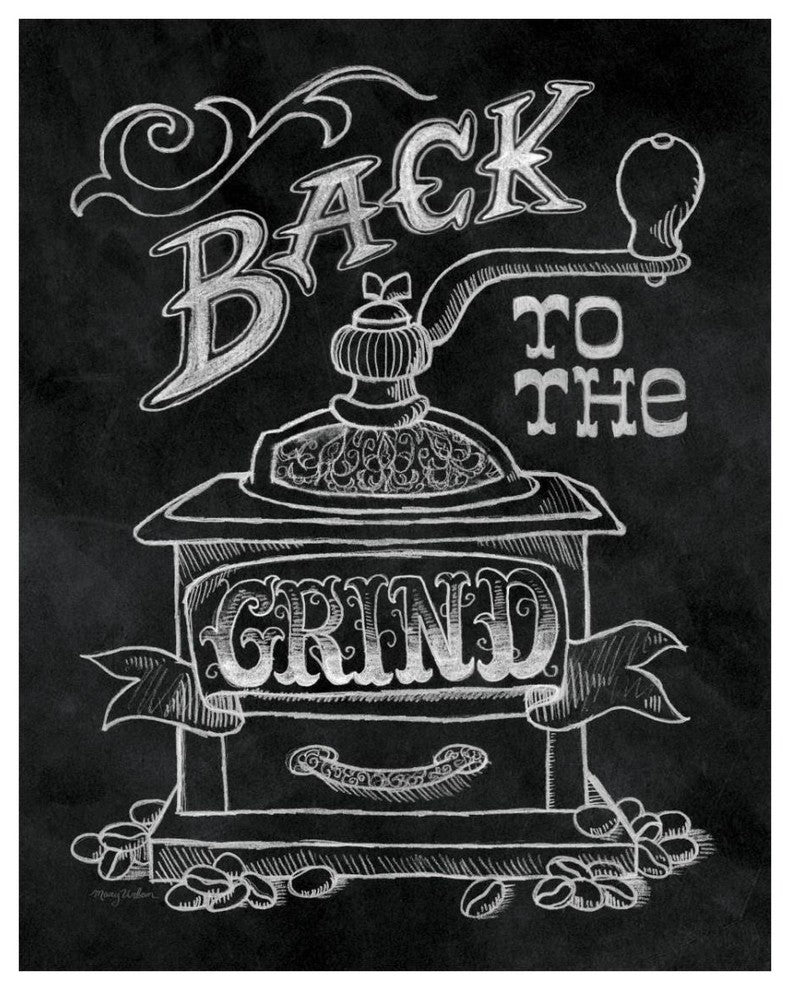 "Back to the Grind" Digital Paper Print by Mary Urban, 24"x30"