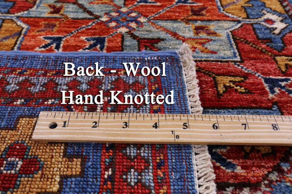 Handmade Bokhara Wool Rug 4' 10" X 7' 1" - Q12657