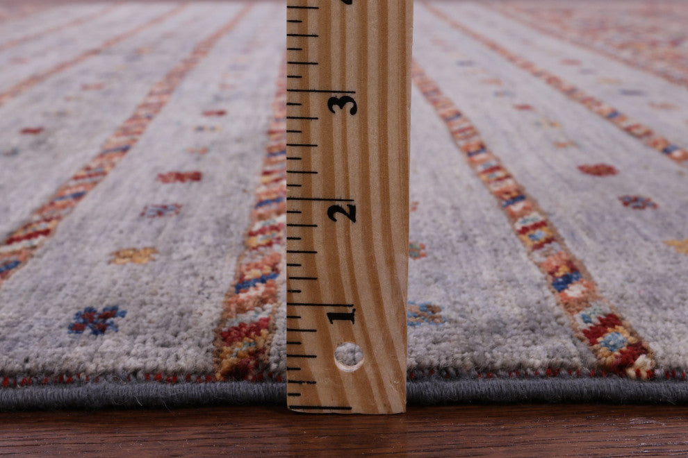 Hand Knotted Super Kazak Khorjin Wool Rug 4' 11" X 6' 9" Q10784