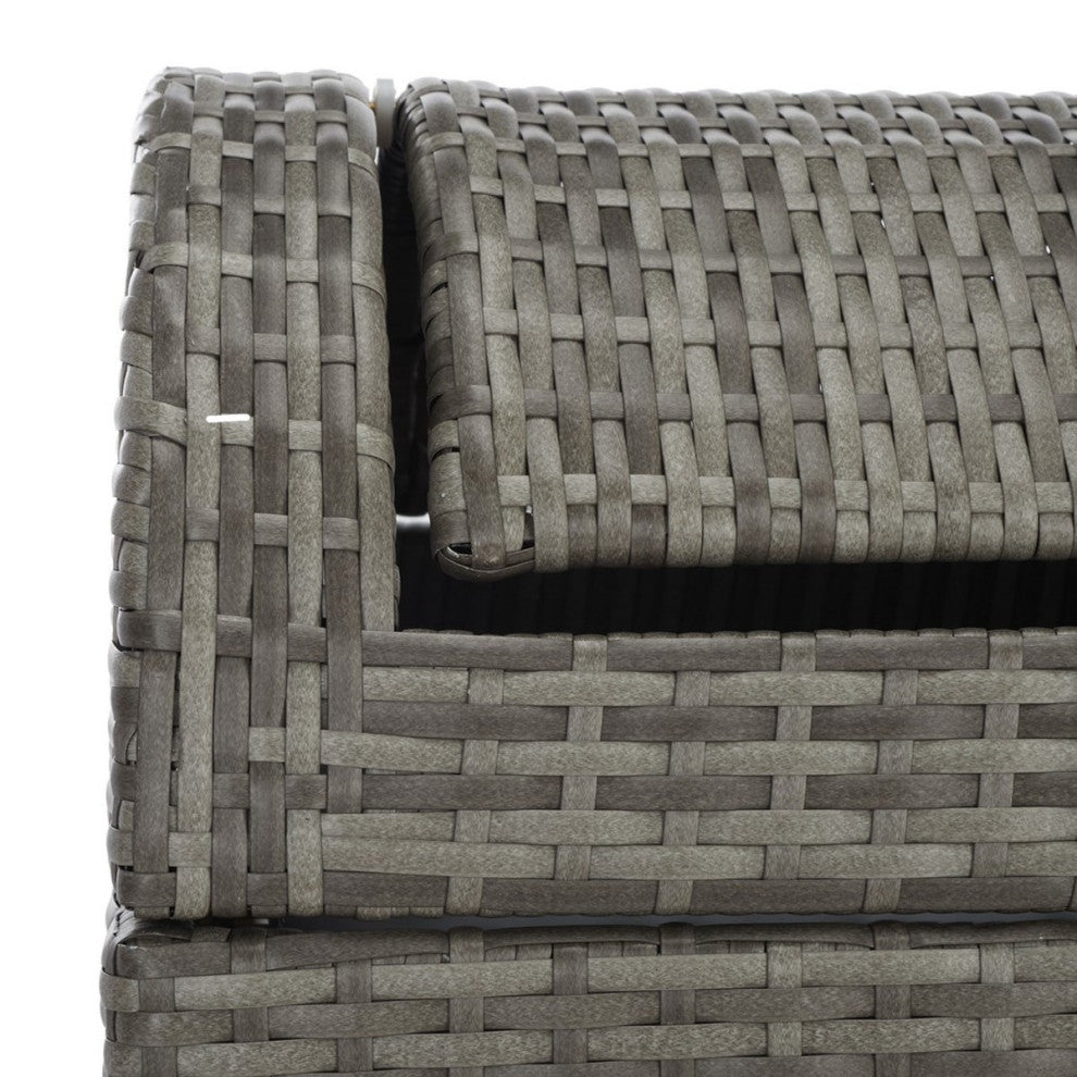 Safavieh Outdoor Serapis Trash Bn Grey