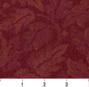Burgundy Red Leaf Floral Heavy Duty Crypton Fabric By The Yard