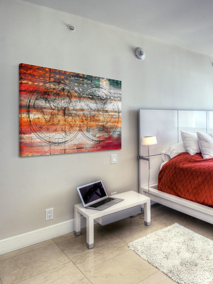 "Old World Red" Fine Art Canvas Print, 45"x30"