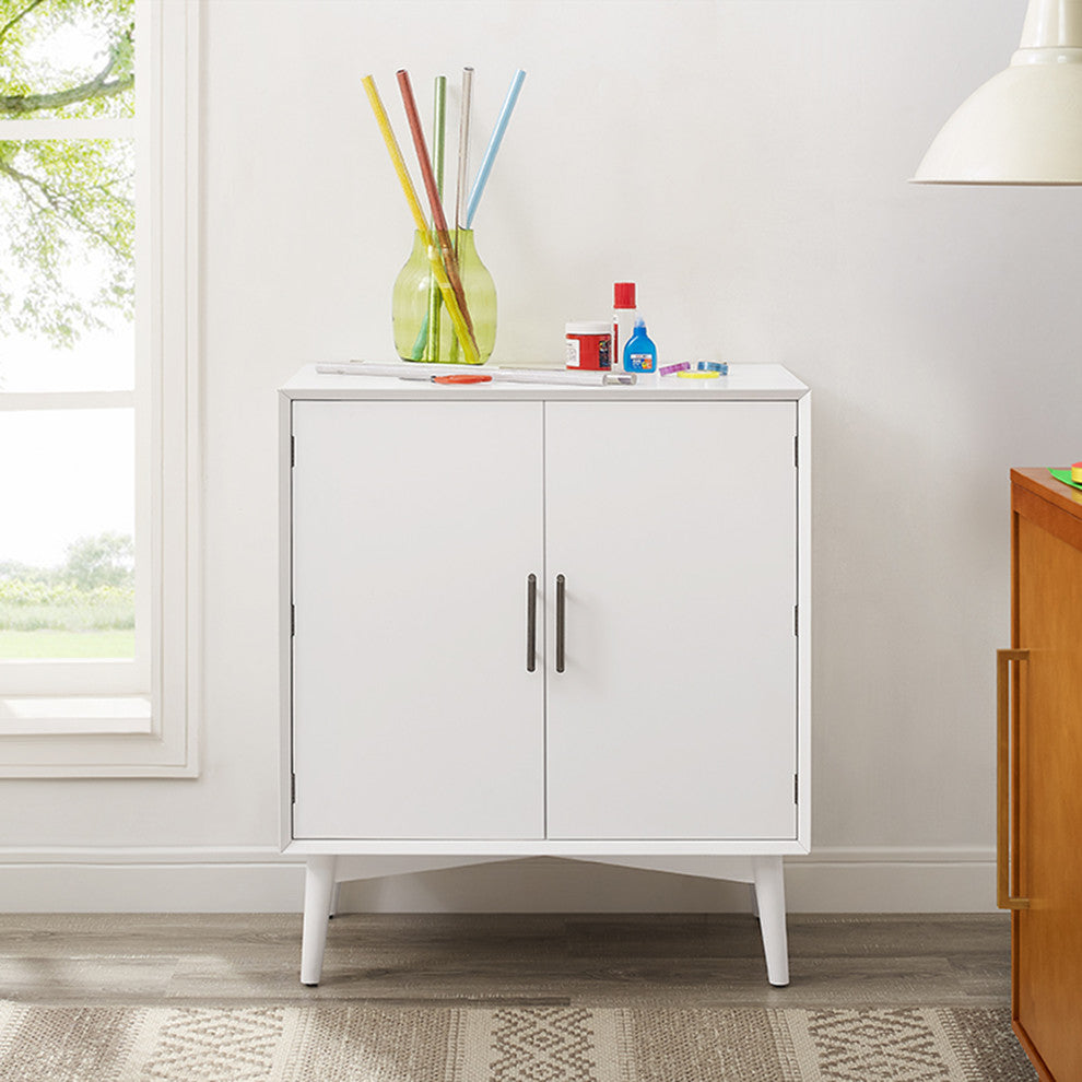 Landon Bar Cabinet, White
