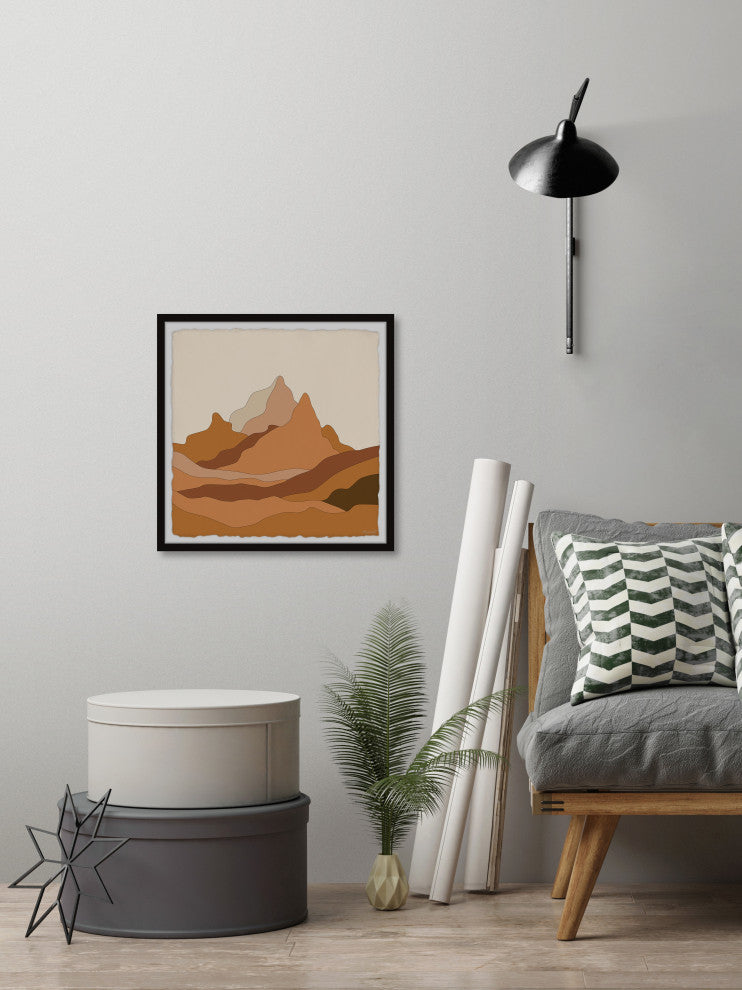"Never Miss a Moment" Framed Painting Print, 24x24