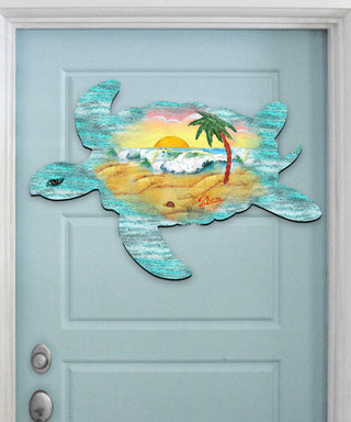 Turtle Scenic Door Hanger