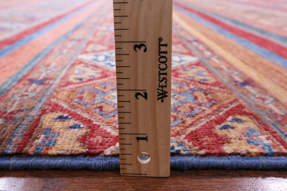 Hand Knotted Tribal Khorjin Wool Rug 6' 5" X 9' 10" Q7688