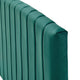 Headboard, Full Queen Size, Velvet, Teal Blue, Modern Contemporary, Bedroom