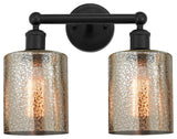 Innovations 616-2W-BK-G116 2 Light Bath Vanity Light, Matte Black