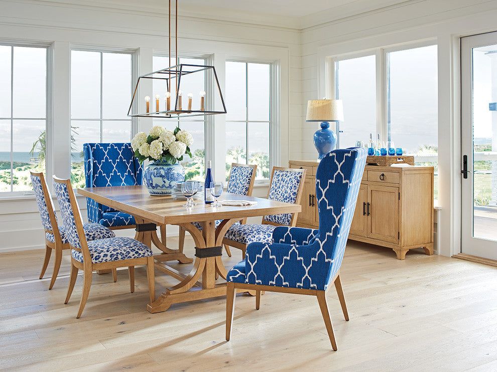 Seacliff Upholstered Host Wing Chair