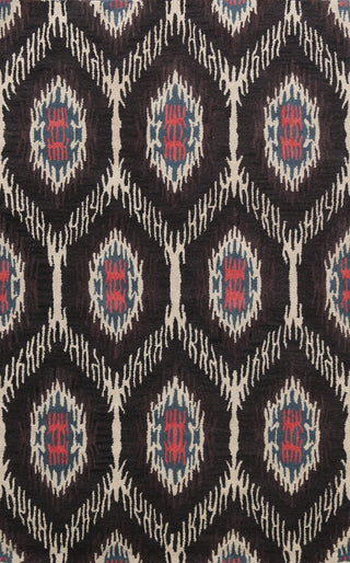 Abstract Contemporary Oriental Area Rug Hand-tufted Wool Carpet 5x8