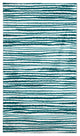 Rough Watercolor Stripes Teal 2 58 x 102 Outdoor Tablecloth
