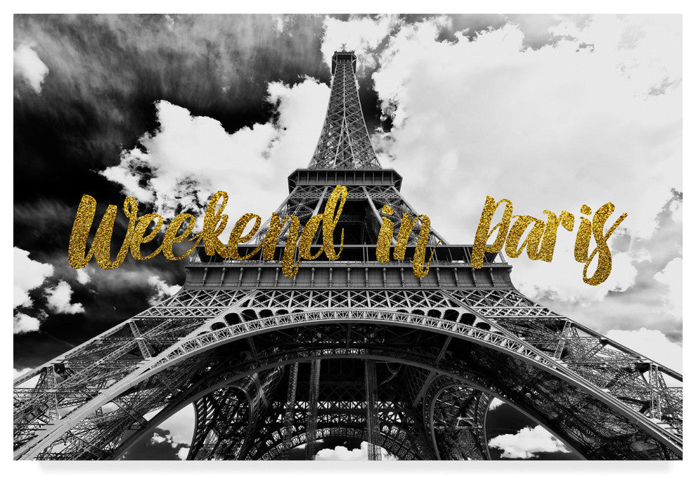 "Weekend in Paris Eiffel Tower" by Philippe Hugonnard, Canvas Art, 16"x24"