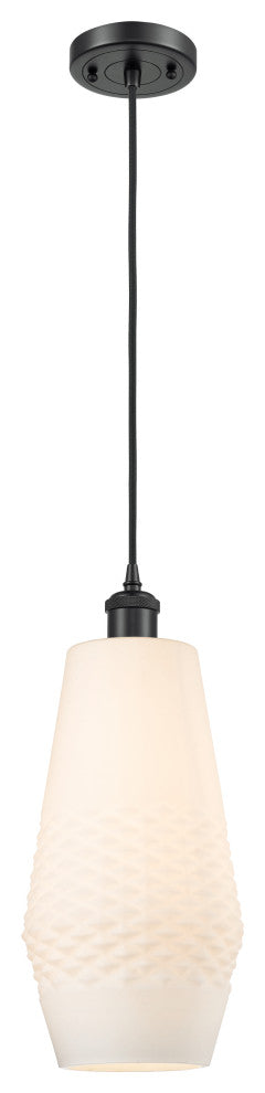 Innovations 516-1P-BK-G681-7-LED 1-Light Mini Pendant, Matte Black