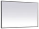 Elegant MRE63660BK Pier 36x60" LED Mirror