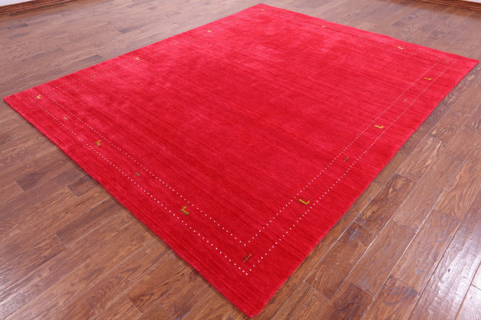 Persian Gabbeh Hand Knotted Wool Rug 8' 0" X 10' 0" - Q15024