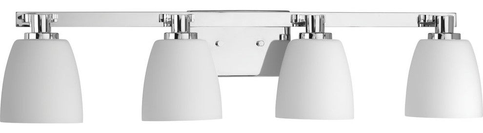 Fleet 4-Light Bath Light, Polished Chrome