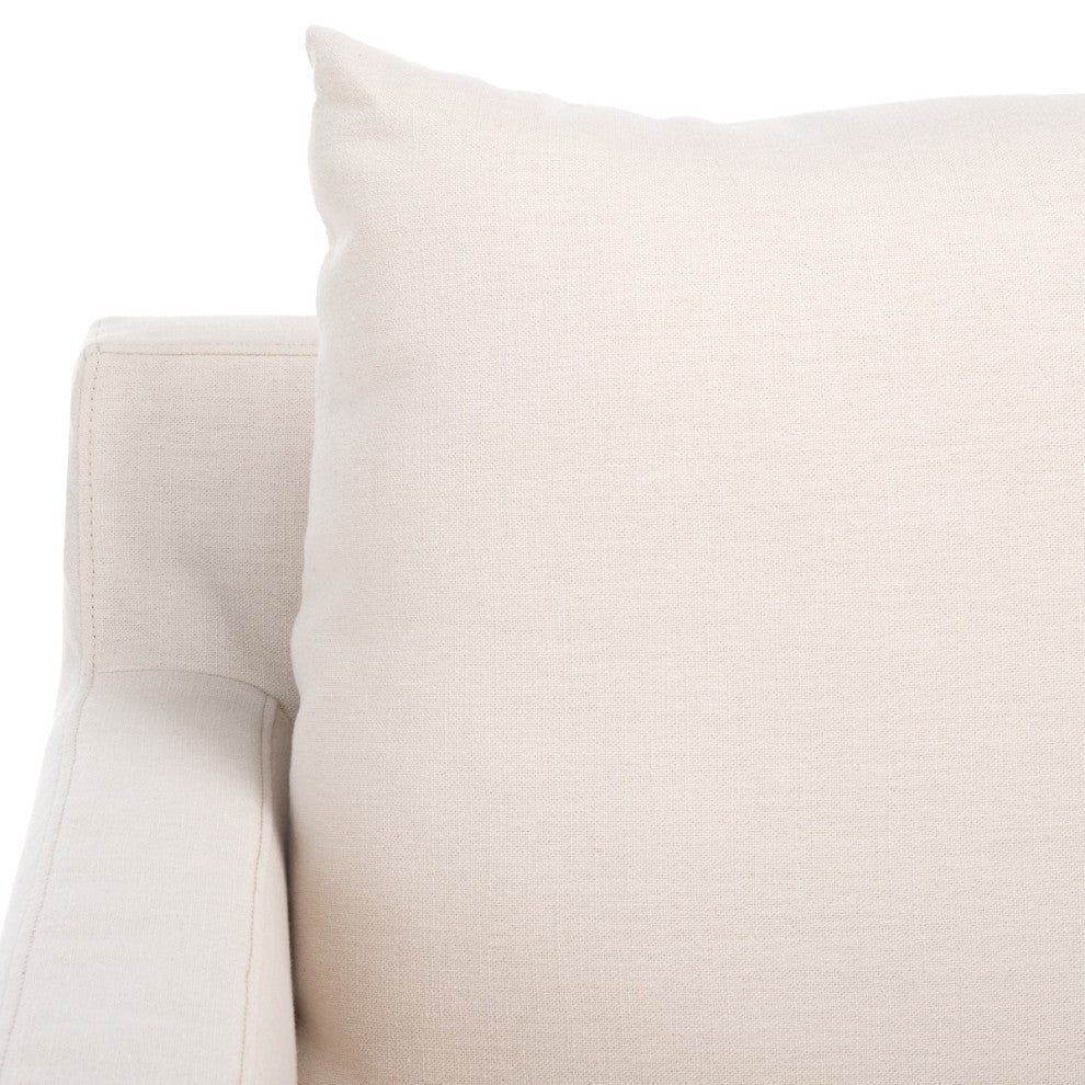 Safavieh Hadara Swivel Accent Chair, Bone