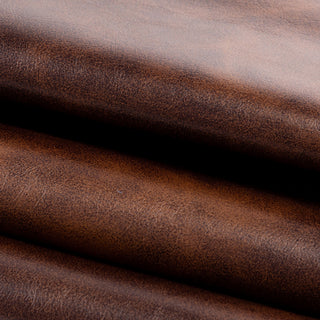 Set of 4 Minimalist Faux Leather Side Chairs for Dining Room, Dark Brown