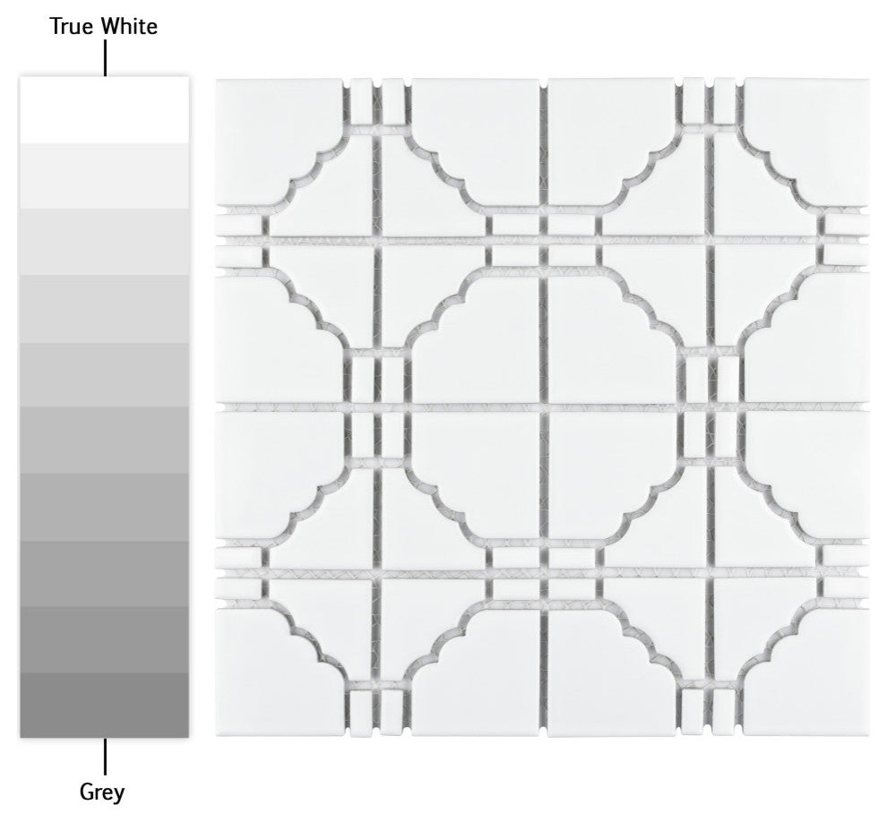 Osaka Glossy White Porcelain Floor and Wall Tile