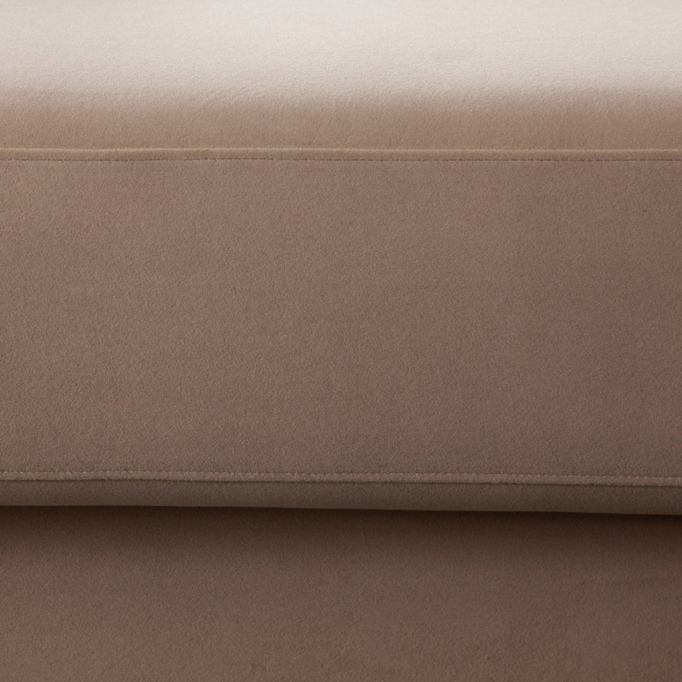 Form Sofa in Camel Performance Velvet by Diamond Sofa