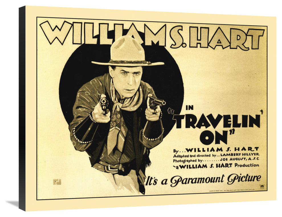"Travelin On" Stretched Canvas Giclee by Hollywood Photo Archive, 35x28"