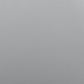 Colby Adjustable Faux Leather and Metal Bar Stool, Gray and Chrome