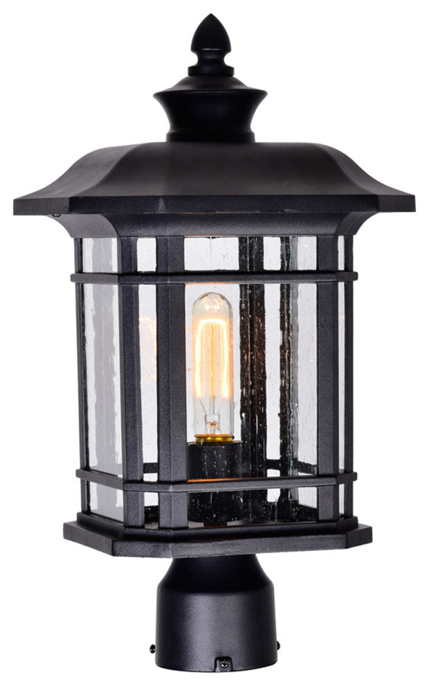 Blackburn 1 Light Outdoor Black Lantern Head
