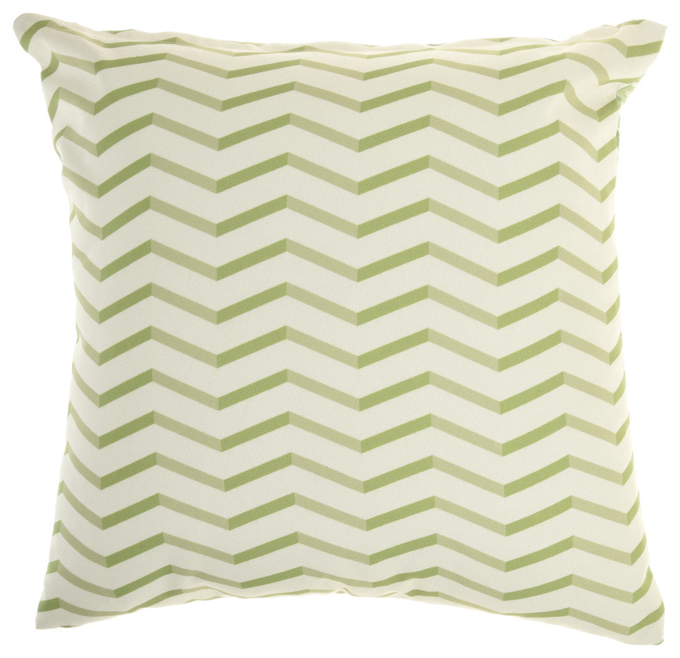 Mina Victory GT124 Throw Pillow, Green, 18" x 18"
