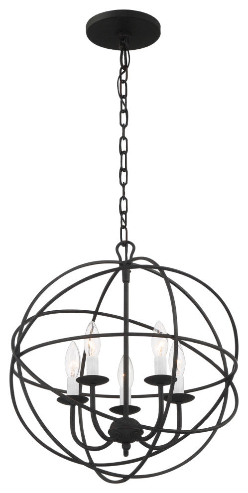 Elight 5 Light  Bronze Mini Chandelier