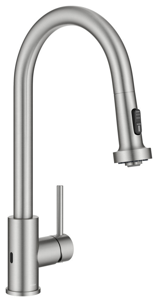 Bolden Sensor 2-Function Pull-Down 1-Handle Kitchen Faucet, Spot-Free St Steel
