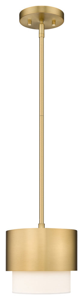 Z-LITE 1-Light Pendant, Modern Gold