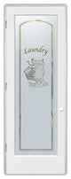 Laundry Door - Thru the Wringer - Primed - 30" x 84" - Knob on Right - Pull Open
