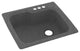 Swan 25x22x9 Solid Surface Kitchen Sink, 3-Hole, Night Sky