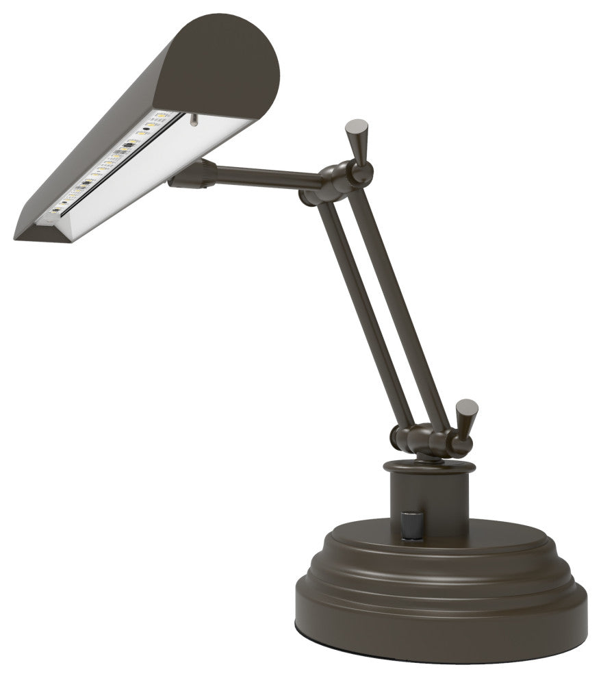LED Piano Desk Lamp, Mahogany Bronze
