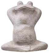 Cement HeadStatue Washed Gray
