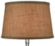 Fenchel Shades 10"x12"x8" Spider Attachment Empire Lamp Shade, Burlap Natural