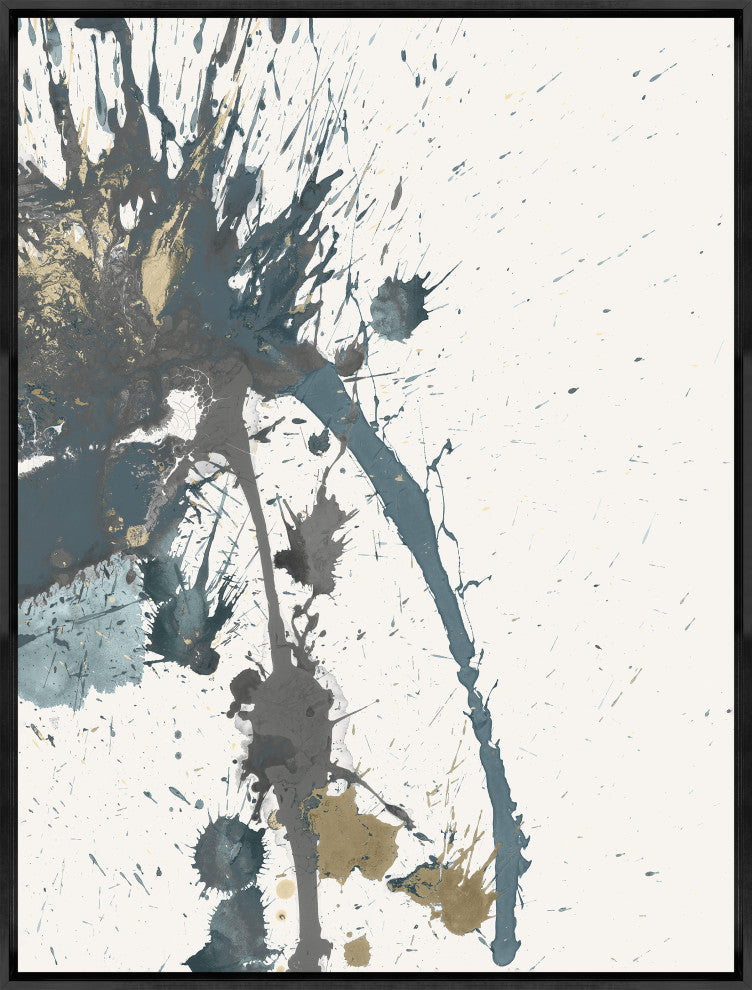 24x32 Back at You III, Framed Artwork, Black