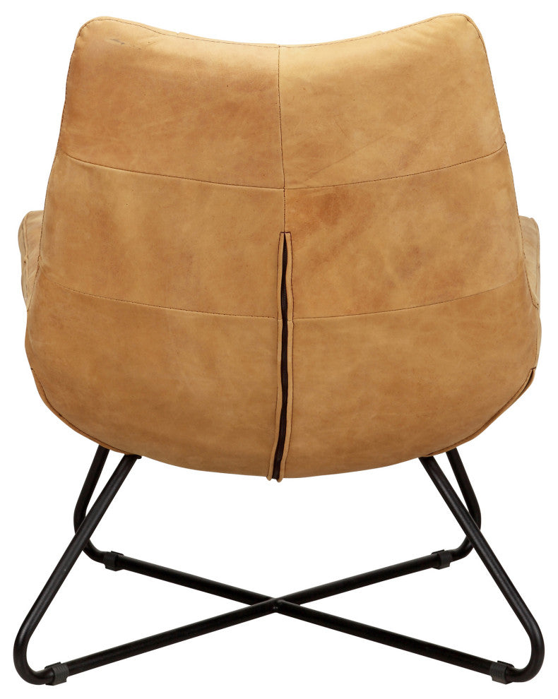 Modern Graduate Lounge Chair Tan - Brown